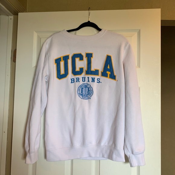 Tops | White Ucla Crewneck | Poshmark